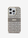 DKNY PC/TPU Repeat Pattern Tonal Stripe Magsafe Zadní Kryt pro iPhone 14 Pro Max Beige DKNY