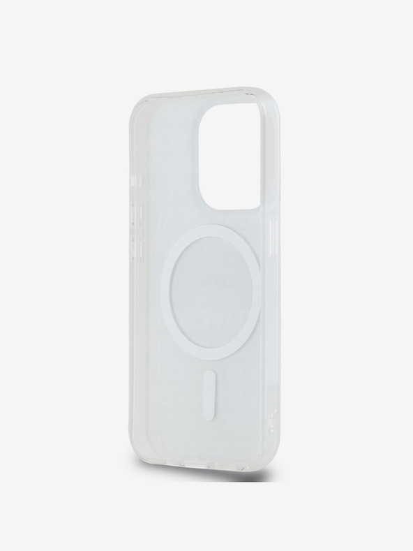 DKNY PC/TPU Repeat Pattern Tonal Stripe Magsafe Zadní Kryt pro iPhone 14 Pro Max Beige DKNY