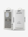 DKNY PC/TPU Repeat Pattern Tonal Stripe Magsafe Zadní Kryt pro iPhone 14 Pro Max Beige DKNY