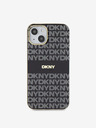 DKNY PC/TPU Repeat Pattern Tonal Stripe Magsafe Zadní Kryt pro iPhone 14 Black DKNY