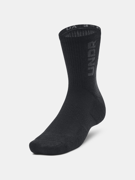 Under Armour Unisexové ponožky Under Armour UA 3-Maker Mid-Crew (3 páry)