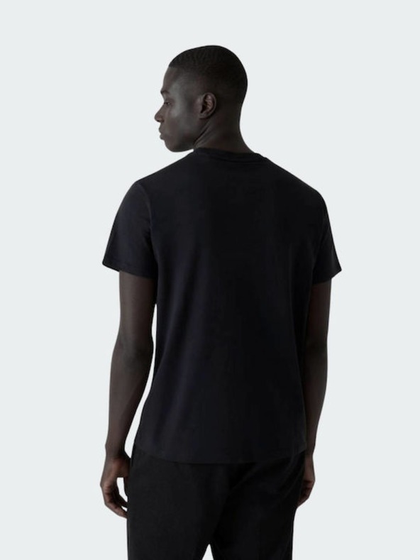 Guess Jeans Pánske čierne tričko k8fq4 Guess jeans