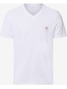 Guess Jeans Pánske biele Slim Fit tričko Guess Jeans T-Shirt G011 Pure White