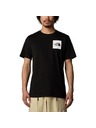 The North Face Pánske čierne tričko The North ss Fine Tee