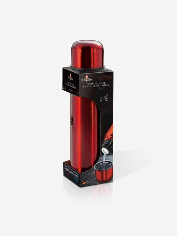 Berlingerhaus Nerezová termoska 1 l BERLINGERHAUS Burgundy Metallic Line