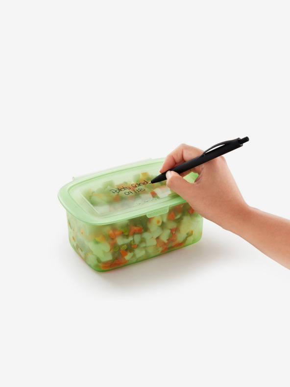 Lékué Zelený silikonový box na skladování potravin Lékué (1000 ml )