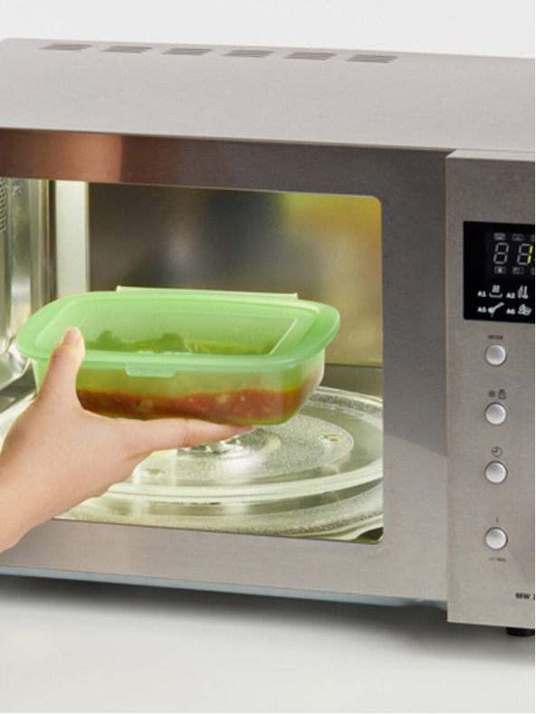 Lékué Zelený silikonový box na skladování potravin Lékué (1000 ml )