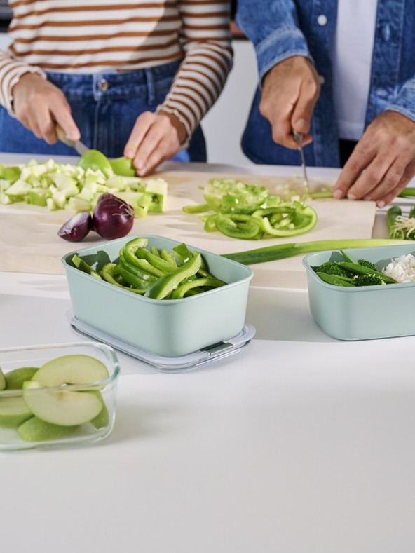 Mepal Černý úložný box na potraviny Mepal EasyClip 1000 ml