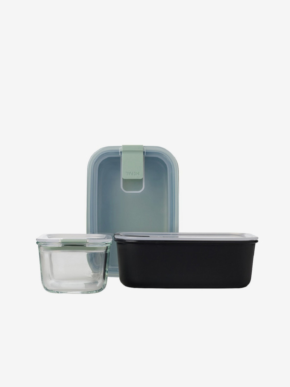 Mepal Černý úložný box na potraviny Mepal EasyClip 1000 ml