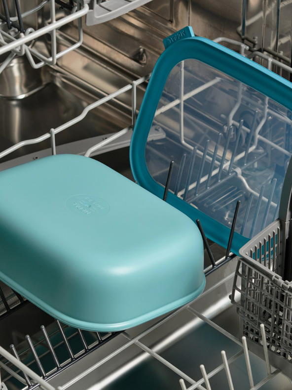 Mepal Světle zelený set misek Mepal Cirqula Rectangular 750 +1500 + 3000 ml