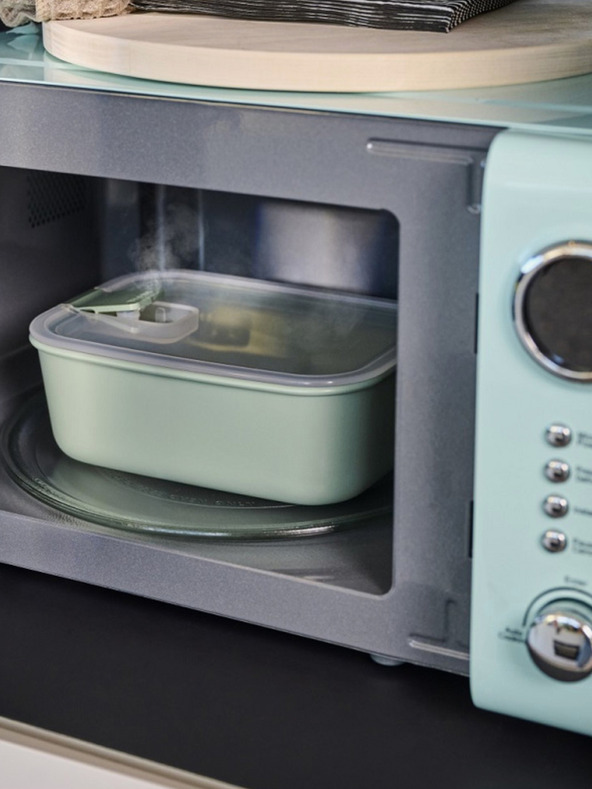 Mepal Sada tří úložných boxů na potraviny v světle zelené barvě Mepal EasyClip 2x450 + 1000 ml