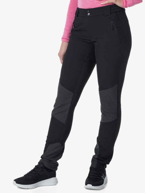 Kilpi Černé dámské outdoorové kalhoty Kilpi NUUK
