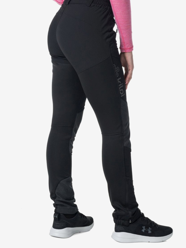 Kilpi Černé dámské outdoorové kalhoty Kilpi NUUK