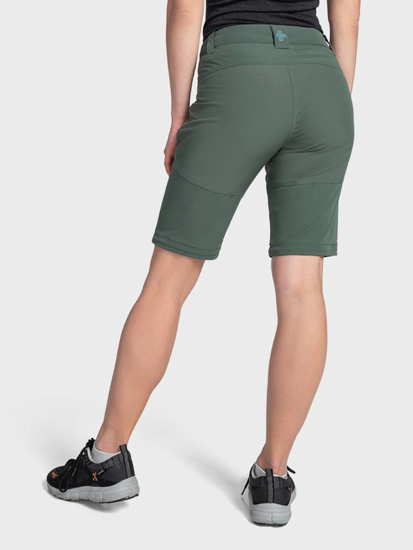 Kilpi Tmavě zelené dámské outdoorové kalhoty Kilpi HOSIO