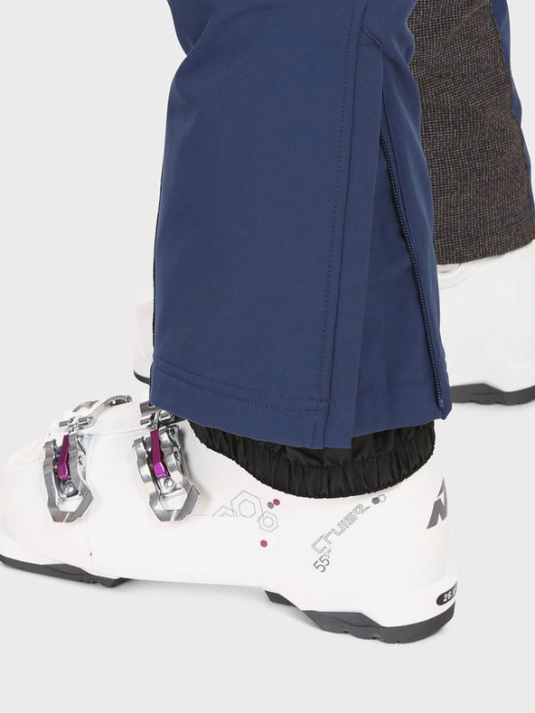 Kilpi Tmavě modré dámské softshellové lyžařské kalhoty Kilpi RHEA