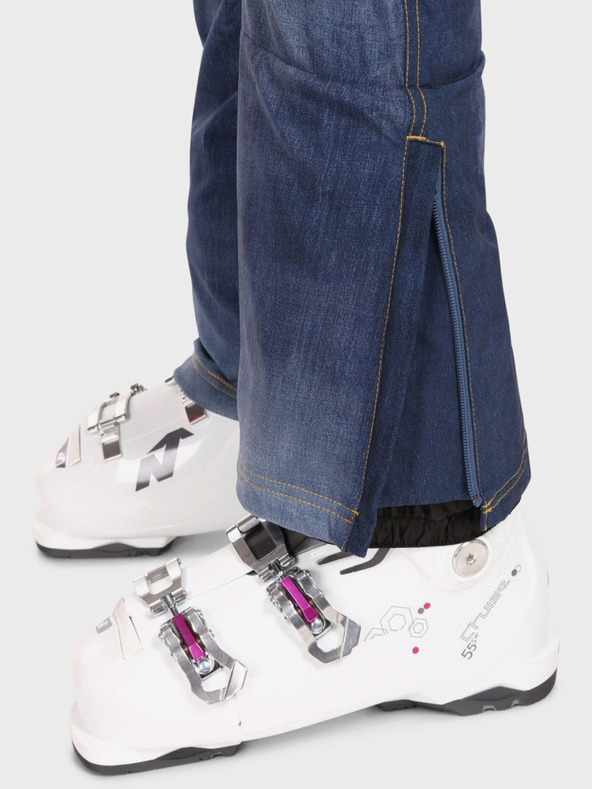 Kilpi Tmavě modré dámské softshellové lyžařské kalhoty Kilpi JEANSO