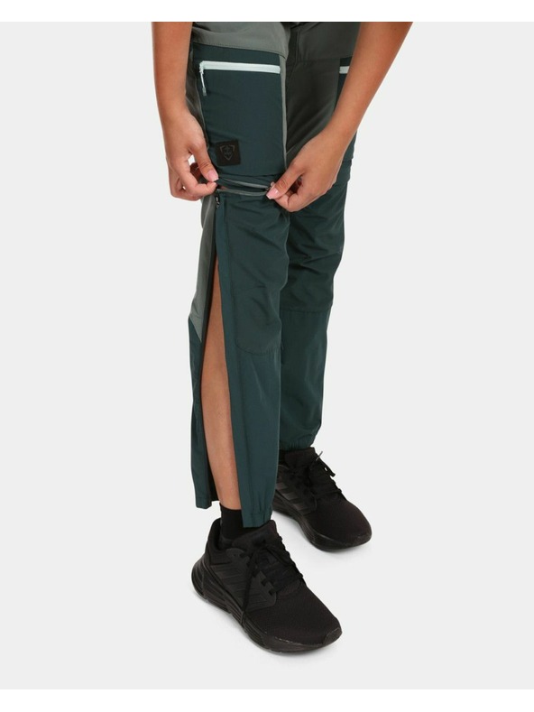 Kilpi Dámské outdoorové odepínací kalhoty Kilpi HOSIO-W Tmavě zelená