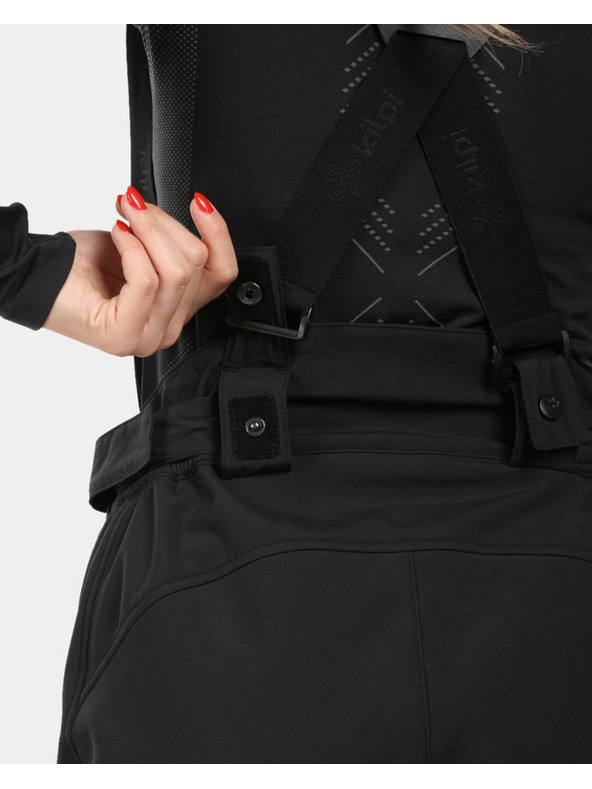 Kilpi Dámské softshellové lyžařské kalhoty Kilpi RHEA-W Černá