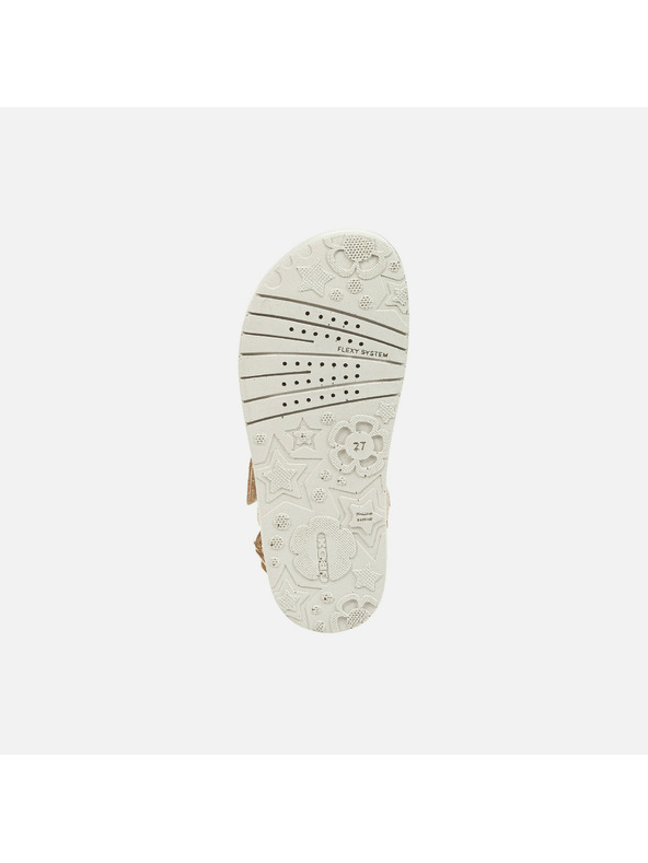 Geox Zlaté dívčí sandály Geox Costarei