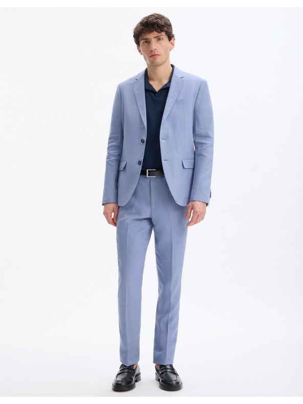 Celio Lněné společenské kalhoty Bohot2 30