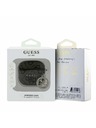 Guess Guess 4G Script PC/PU Charm Pouzdro pro AirPods 4 Brown