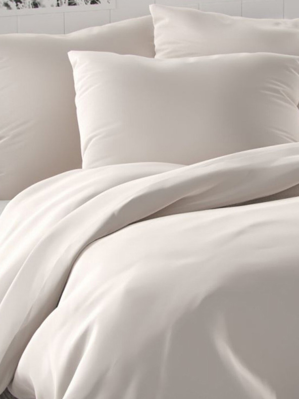 Kvalitex Saténové francouzské prodloužené povlečení LUXURY COLLECTION 1+2, 240x220, 70x90cm bílé