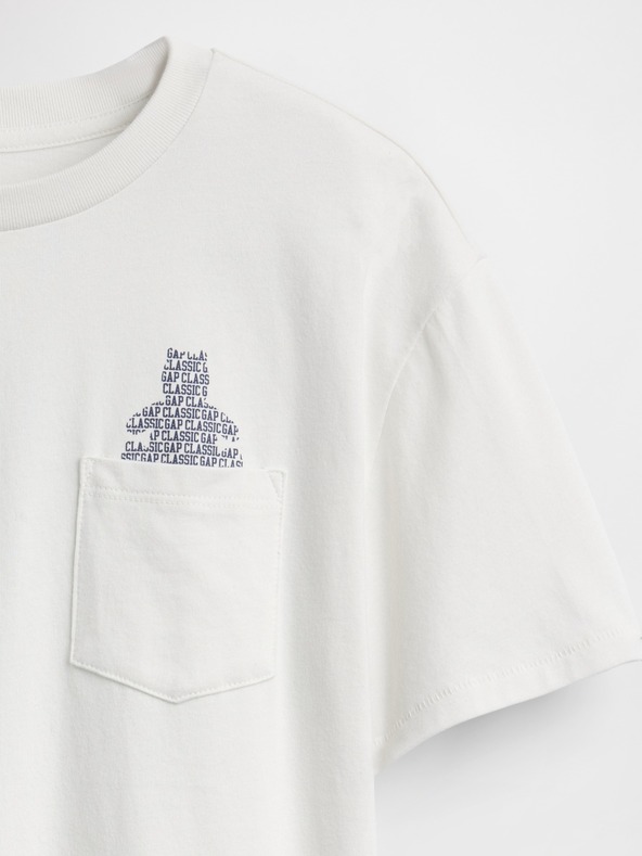 GAP Dětské tričko s kapsičkou Brannan Unisex GAP