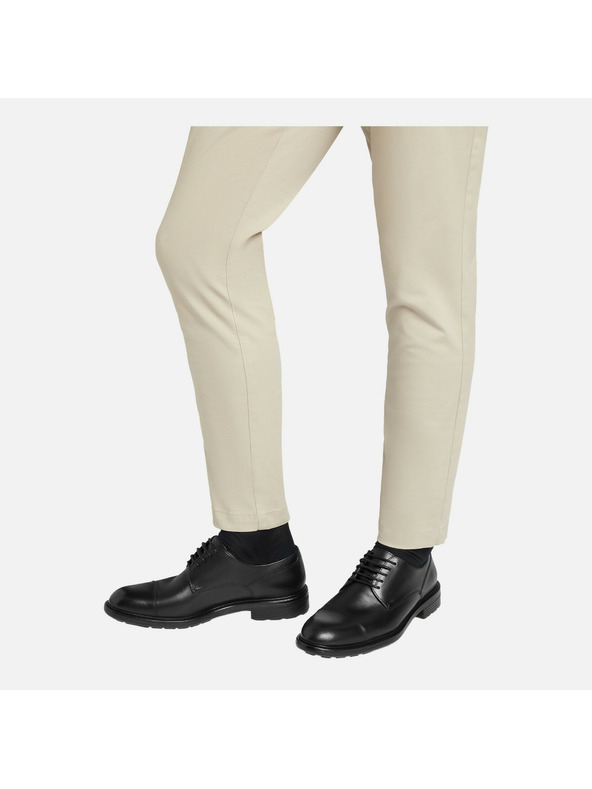 Geox Černá pánská společenská obuv Geox Walk Pleasure