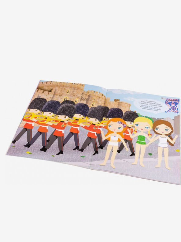 ELLA & MAX Šaty pro KATE - kniha samolepek