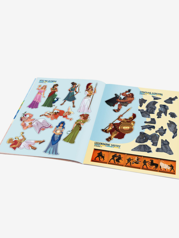 ELLA & MAX MISE ŘECKO – Pátrej a lušti se samolepkami