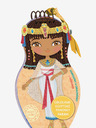 ELLA & MAX Oblékáme egyptské panenky FARAH – Omalovánky