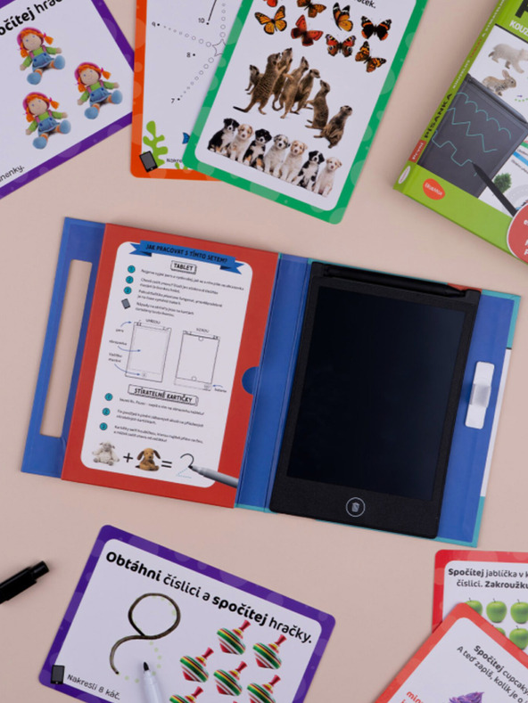 ELLA & MAX Kouzelný tablet & stíratelné karty – První POČÍTÁNÍ