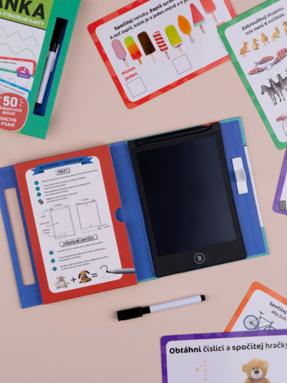 ELLA & MAX Kouzelný tablet & stíratelné karty – První POČÍTÁNÍ