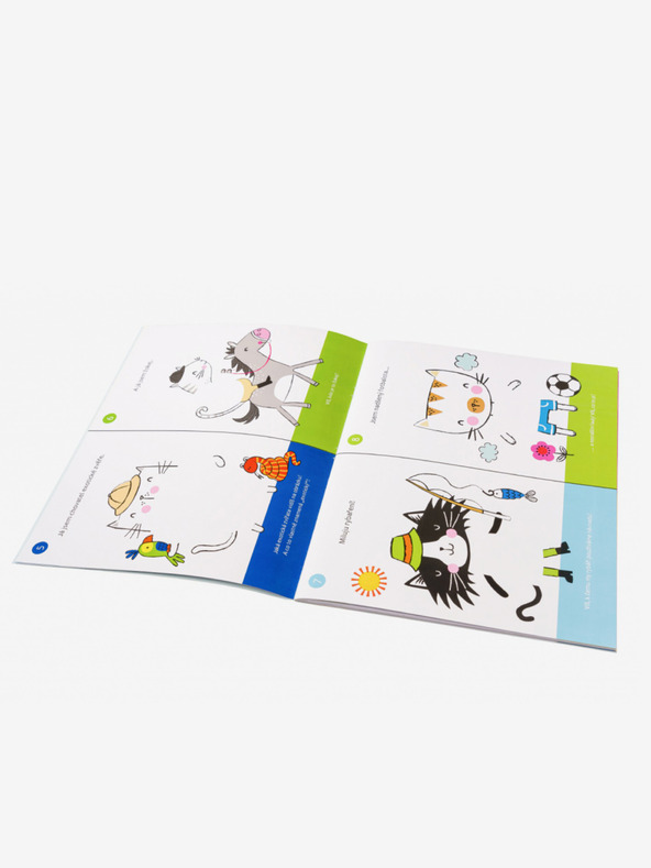 ELLA & MAX Šaty pro KOČKU MÍNU – Kniha samolepek