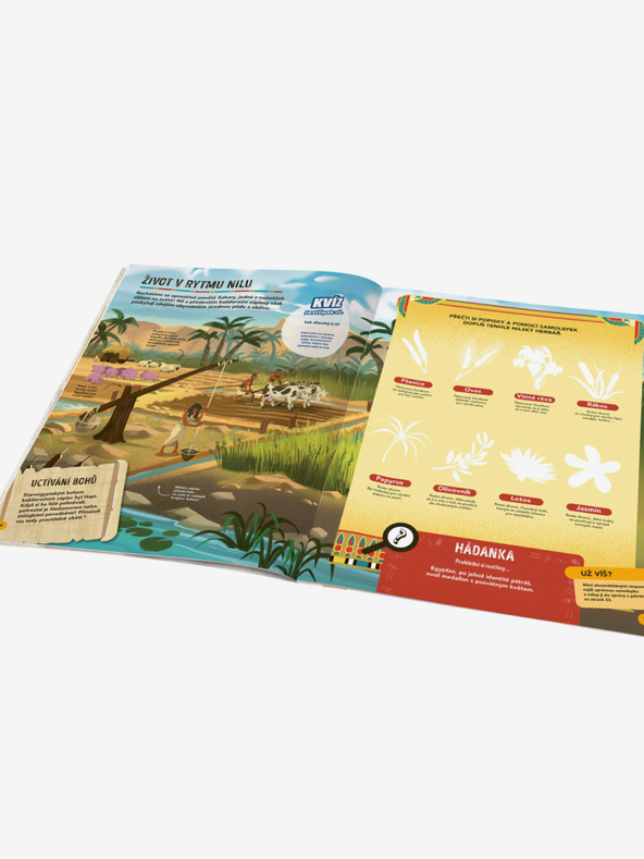 ELLA & MAX MISE PRAVĚK – Pátrej a lušti se samolepkami