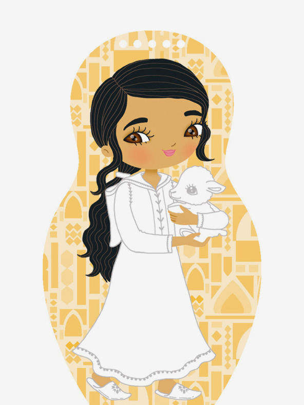 ELLA & MAX Oblékáme marocké panenky LOUNA – Omalovánky