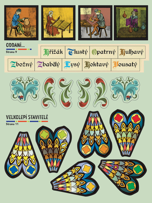 ELLA & MAX MISE STŘEDOVĚK – Pátrej a lušti se samolepkami