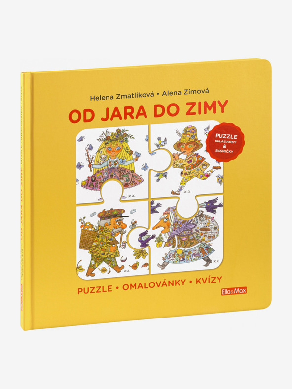 ELLA & MAX OD JARA DO ZIMY – Puzzle, básničky, omalovánky, kvízy