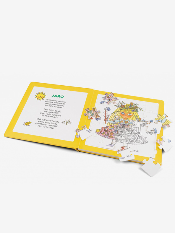 ELLA & MAX OD JARA DO ZIMY – Puzzle, básničky, omalovánky, kvízy