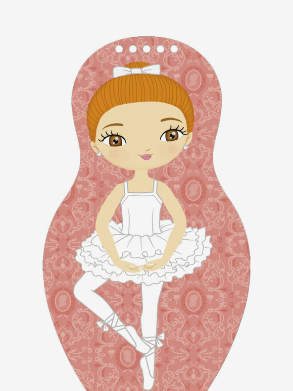 ELLA & MAX Oblékáme baletky EMMA – Omalovánky