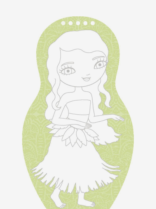 ELLA & MAX Oblékáme TANEČNICE z celého světa – Omalovánky