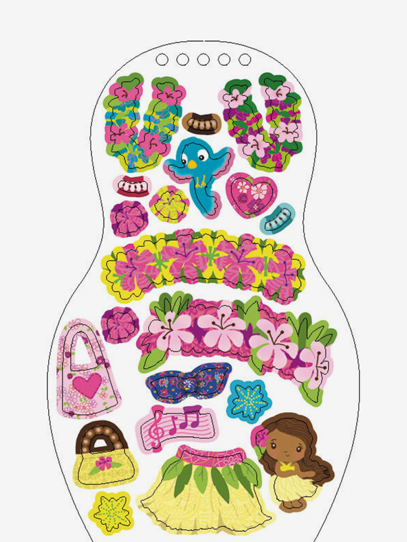 ELLA & MAX Oblékáme TANEČNICE z celého světa – Omalovánky