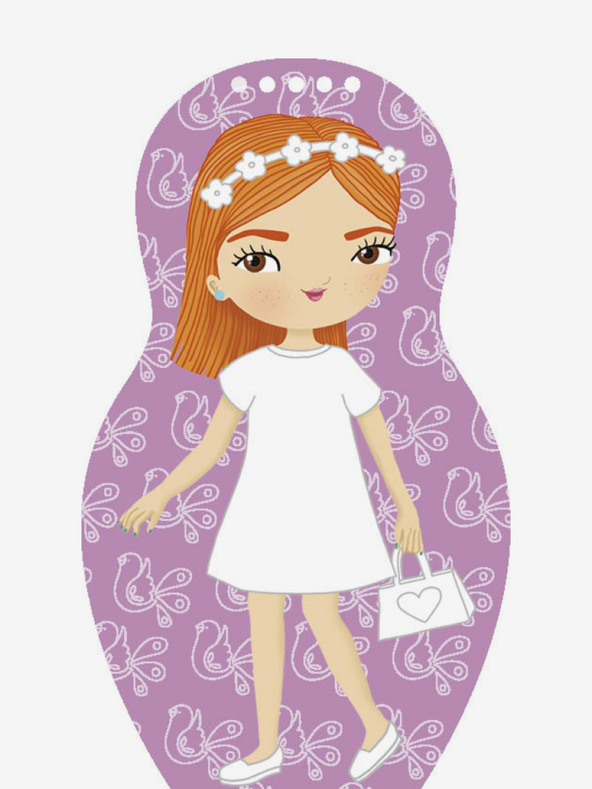 ELLA & MAX Oblékáme moravské panenky NATÁLKA – Omalovánky