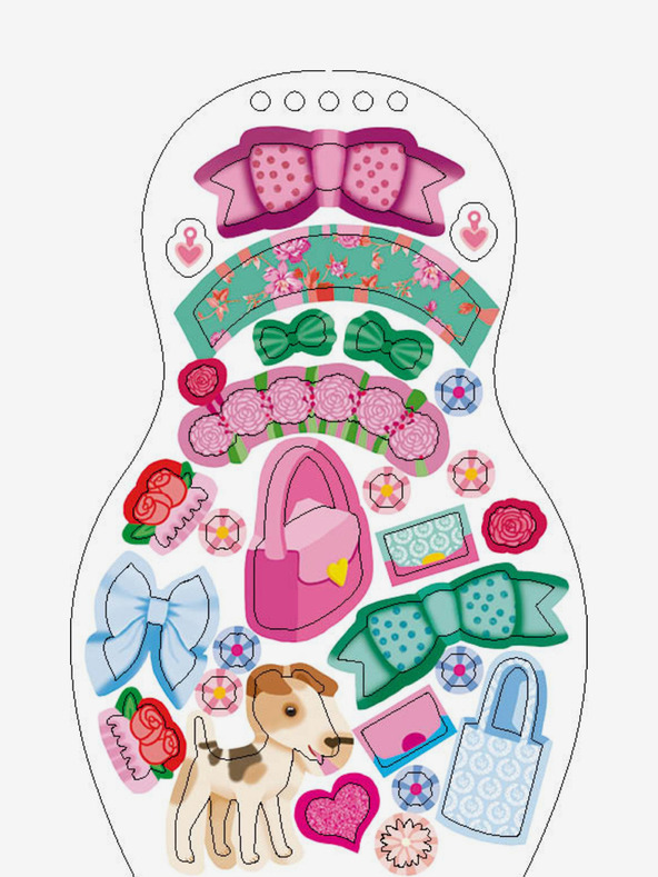 ELLA & MAX Oblékáme moravské panenky NATÁLKA – Omalovánky