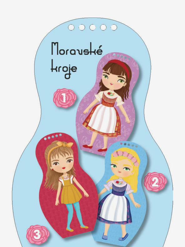 ELLA & MAX Oblékáme moravské panenky NATÁLKA – Omalovánky