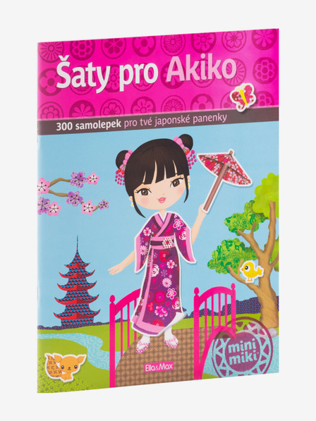 ELLA & MAX Šaty pro AKIKO - kniha samolepek