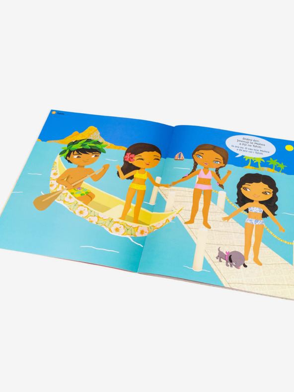 ELLA & MAX Šaty z celého světa - kniha samolepek