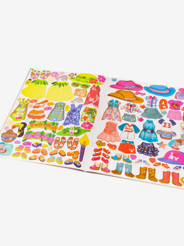 ELLA & MAX Šaty z celého světa - kniha samolepek