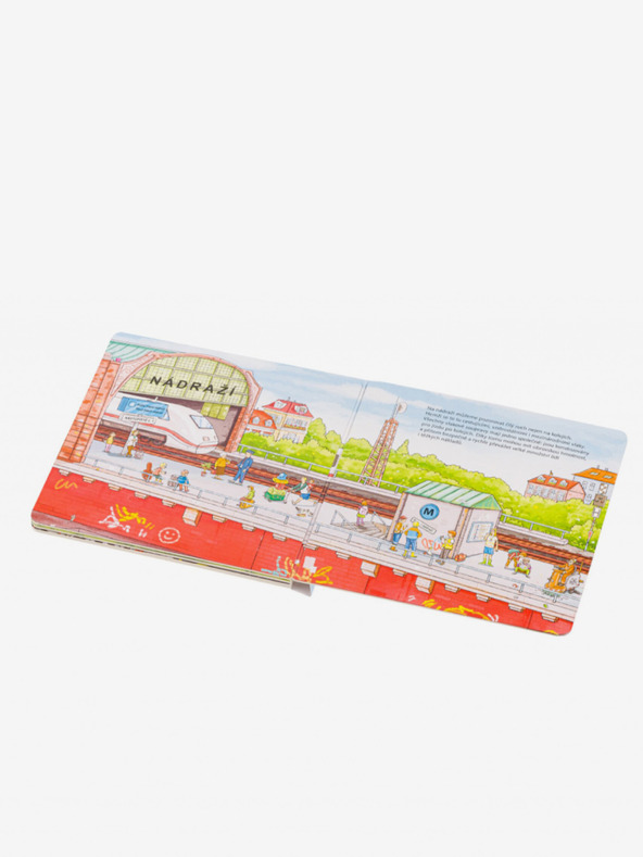 ELLA & MAX DOPRAVA NAD A POD ZEMÍ – Velkoformátová rozkládací kniha