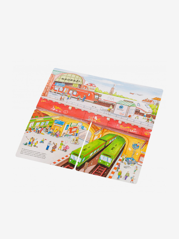 ELLA & MAX DOPRAVA NAD A POD ZEMÍ – Velkoformátová rozkládací kniha